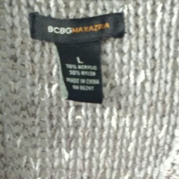 BCBGMaxAzria gray sweater size large - Picture 5 of 5